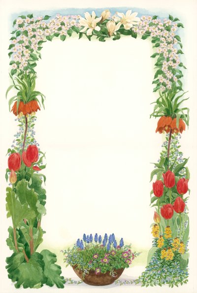 1993年4月（紙にトイレ） 作： Linda Benton